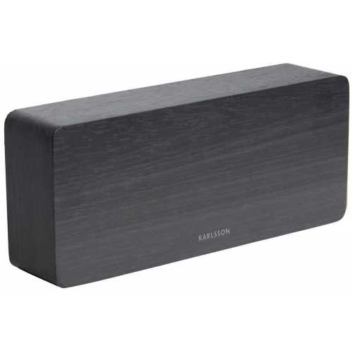 Karlsson Tube Alarm Table Clock Black Naken Interiors